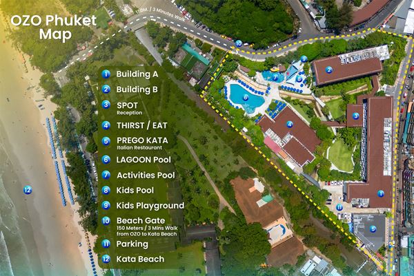 Plan d’accès - OZO Phuket